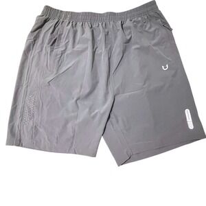North Yard ‎ Outdoor Athletic Hiking Running Shorts Zip Pockets Pull on 2xl Gray